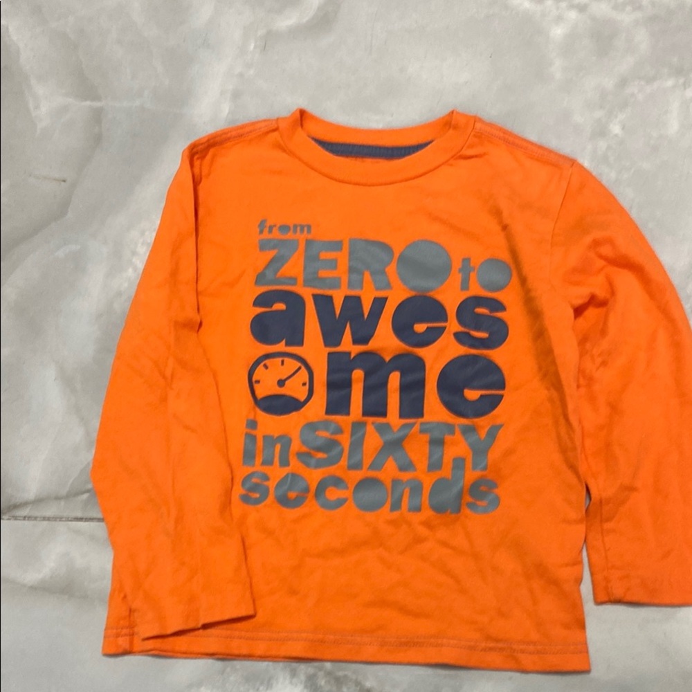 Circo Orange and Gray Long Sleeve Tees